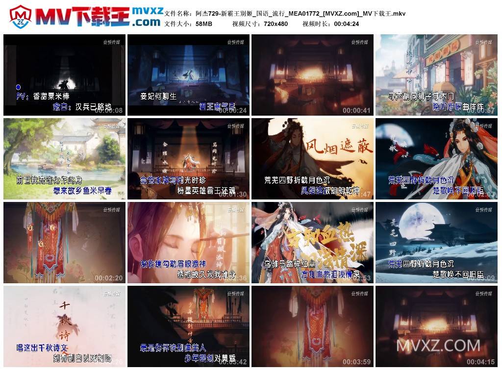 阿杰729-新霸王别姬_国语_流行_MEA01772